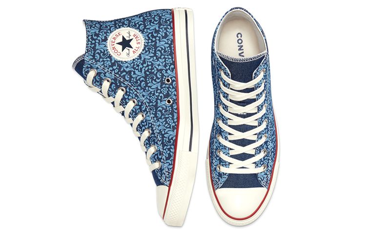 Кеды Converse Chuck Taylor All Star (сине-белые) — Синий / белый — фото 4