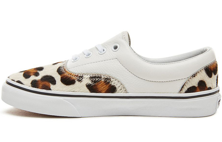 Кеды Vans Era Calf Hair Leopard White (леопардовый) — фото 1