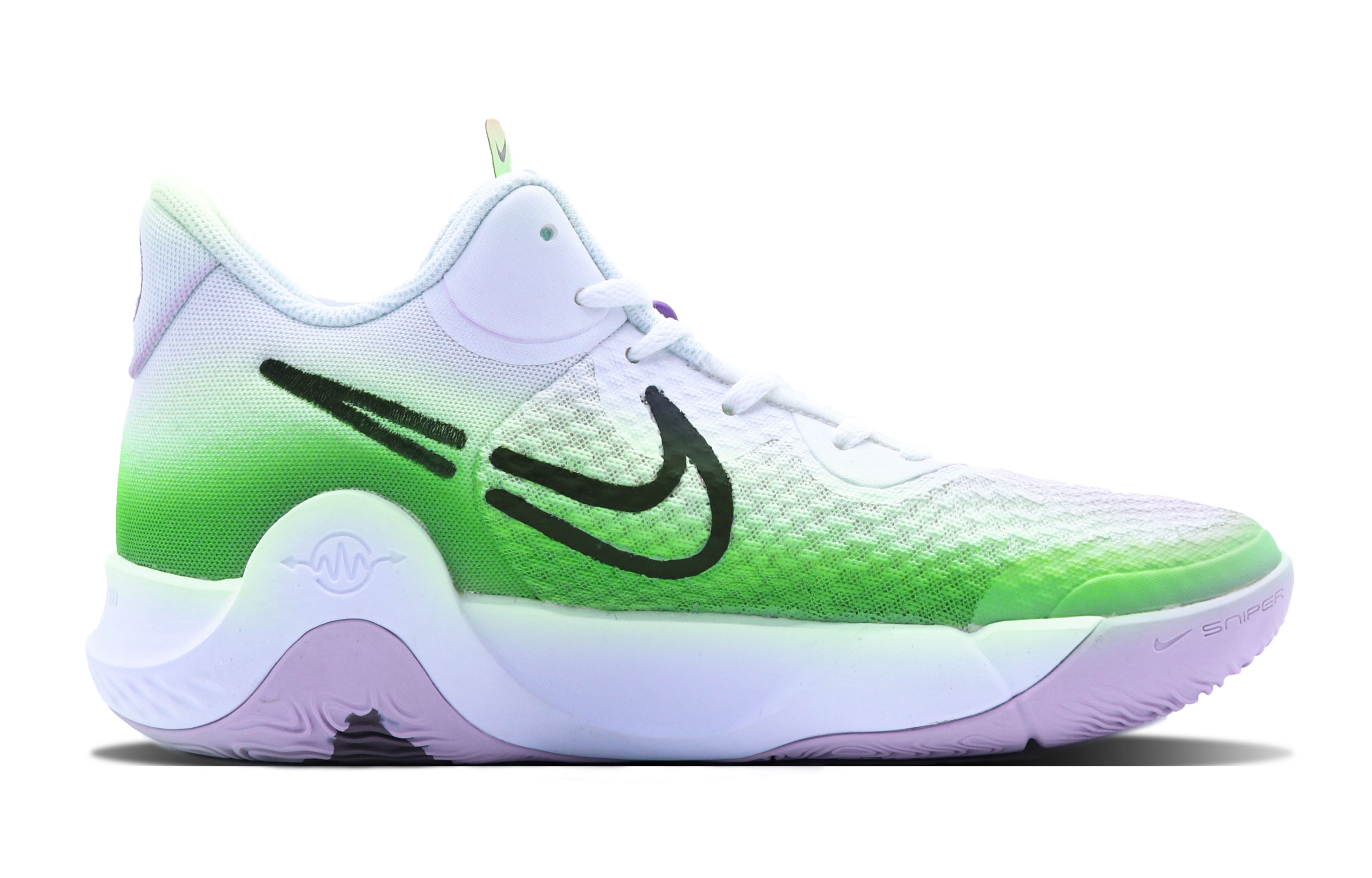 Nike KD Trey 5 IX Cushioning Slip Resistant Mid top Vintage Basketball Shoes Unisex Green