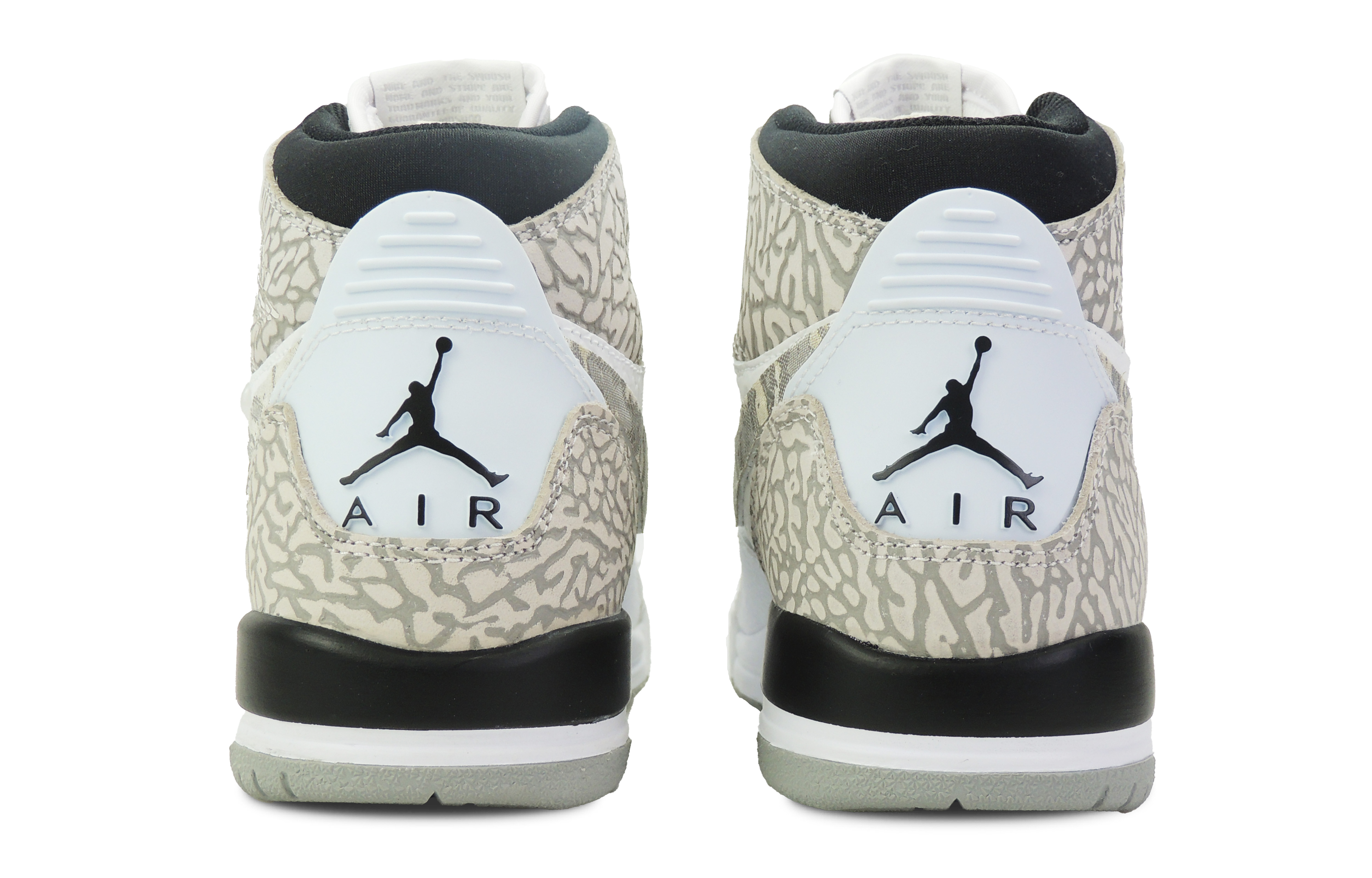 Jordan Legacy 312 Mist Shadow High top Vintage Basketball Shoes Women’s White Cement