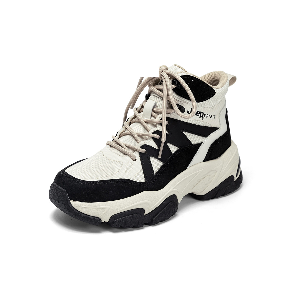 JEEP SPIRIT Textile, Artificial Leather High top Hiking Shoes Women’s