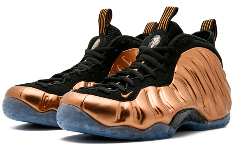 Кроссовки Nike Foamposite One Copper OG (бронзовые) — фото 2