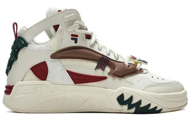 FILA FUSION DESPERADO Outlaw XMAS Mid top Basketball Shoes Women’s White Red