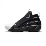 Li Ning BadFive 4 Cushioning Slip Resistant Abrasion Resistant Mid top Basketball Shoes Men's Black White