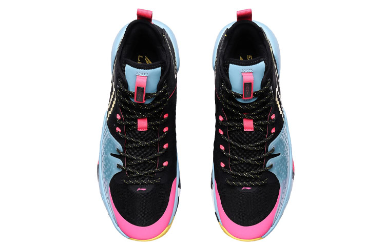 Li Ning Combat Hi Sonic Basketball Shoes Men’s Black Blue