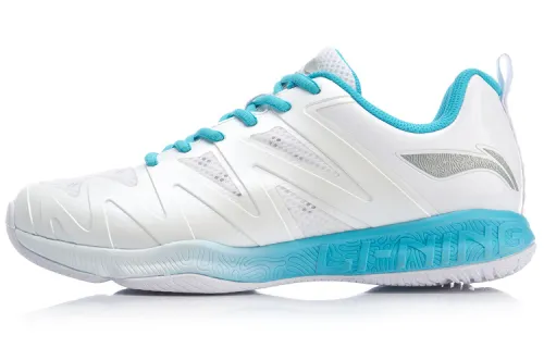 Li Ning Badminton Shoes Women's Low Top Standard White