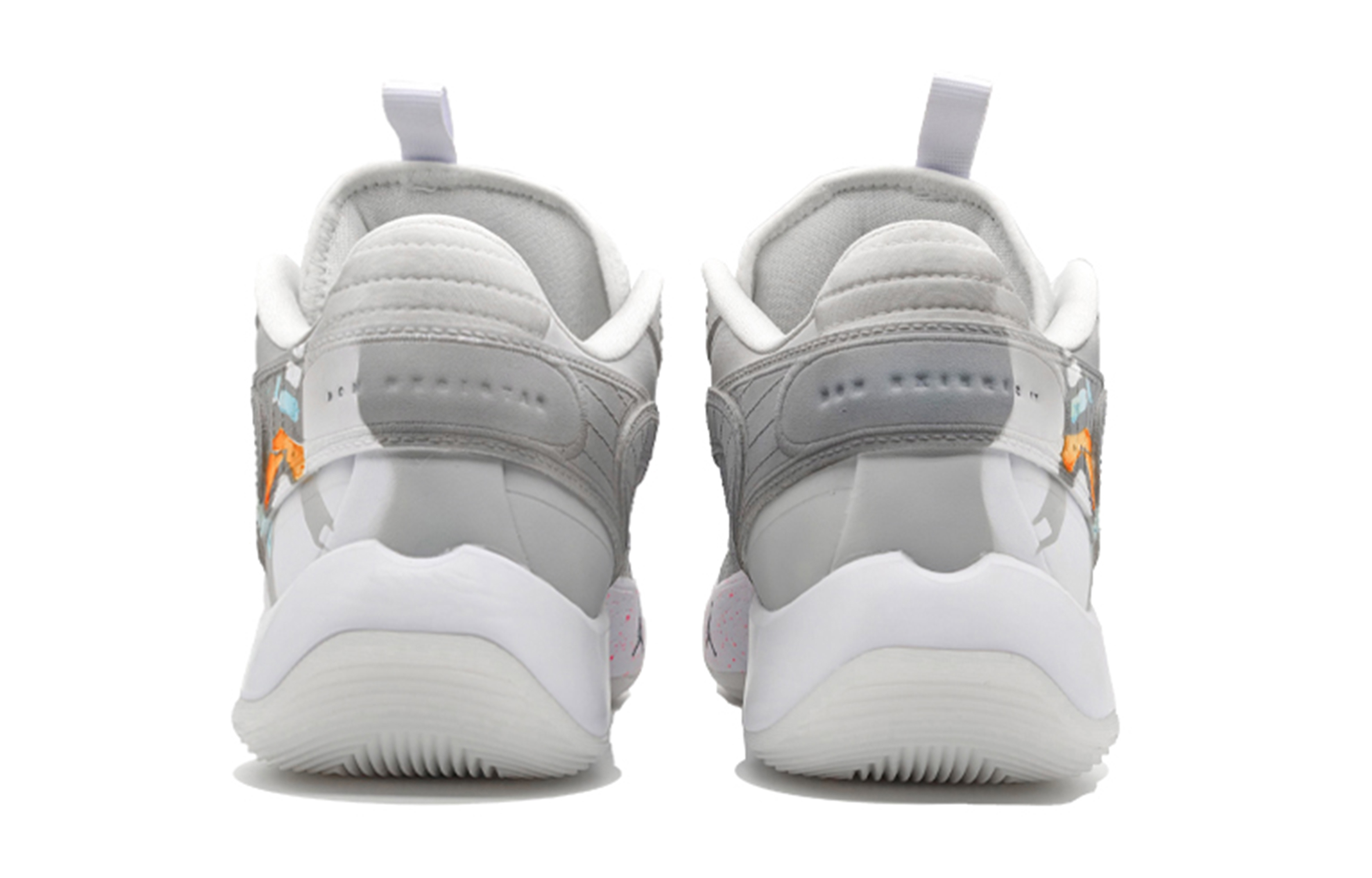 Jordan Luka 2 Mountain Top Artistic, Lucky Duck, Premium Gray, Gradient Deconstruction, Artistic Versatile