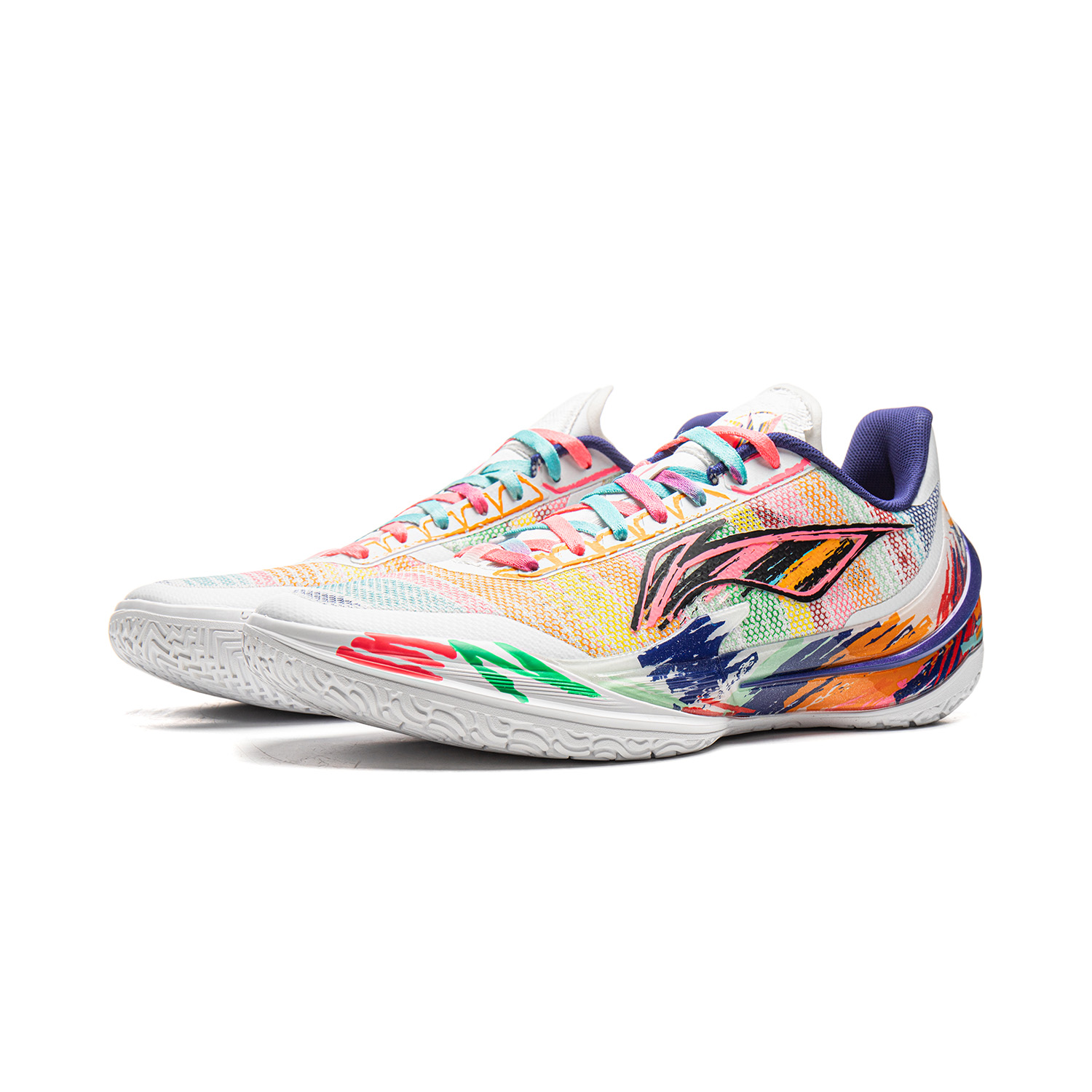 Li Ning Liren 5 V2 Basketball Shoes Men’s Low Top Multicolor