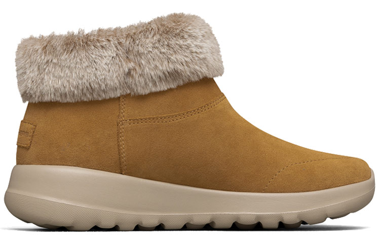 Женские ботинки Skechers ON THE GO (коричневые) — 栗色 — фото 2