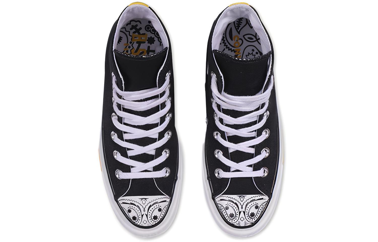 Кеды Converse Chuck Taylor All Star 70s Hi (черно-белые) — фото 4