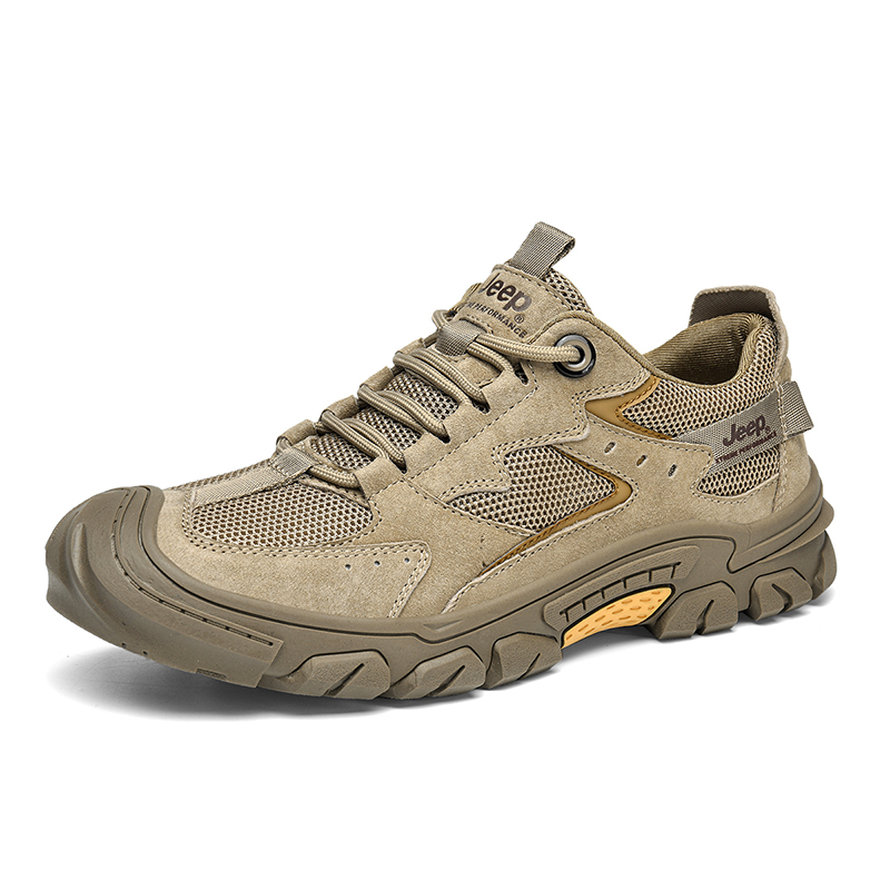 Jeep Outdoor Shoes Mountaineering Hiking Shoes Women’s Camel