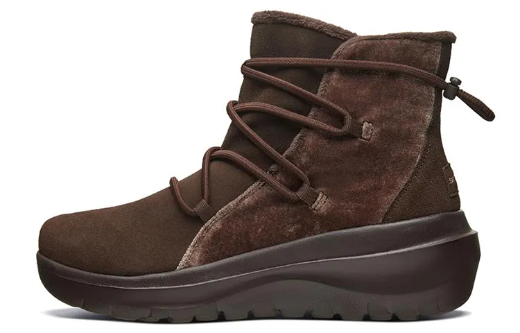 Skechers Skyhigh Ultra Thermal Abrasion Resistant Short Snow Boots Women's Chocolate