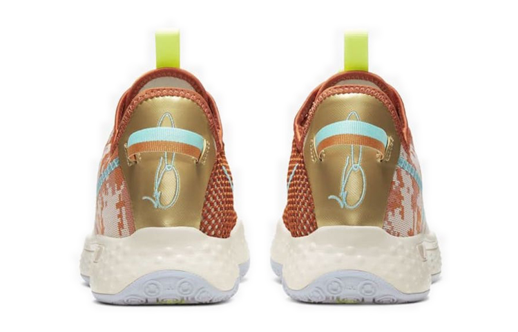 Мужские кроссовки Nike PG 4 "Digi-Camo" GE NBA 2K20 4 (синийоранжевый) — фото 4