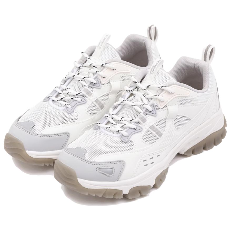 TOREAD Abrasion Resistant Breathable Slip Resistant Mountaineering Hiking Shoes Men’s Raw White  Premium Gray