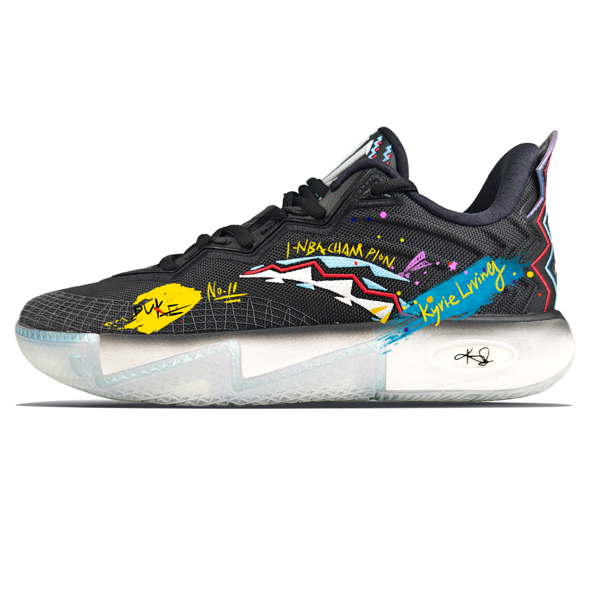 Anta KAI 2 Cushioning Abrasion Resistant Support Low top Midfoot Carbon Plate Basketball Shoes Men’s Black