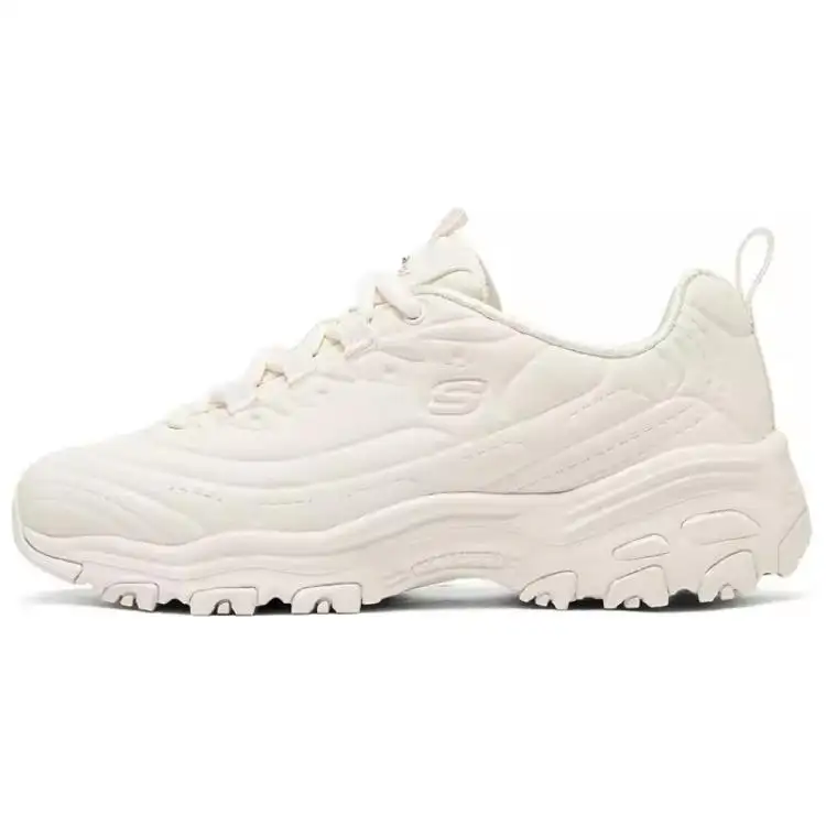 Skechers D'Lites 1.0 Breathable Support Balance Low top Chunky Sneakers Women's Ivory