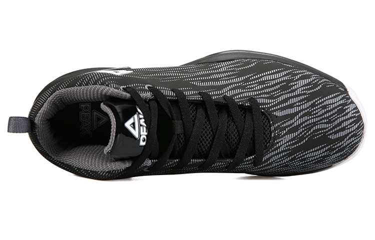 PEAK Glow In The Dark Synthetic Leather Cushioning Slip Resistant Abrasion Resistant Mid top