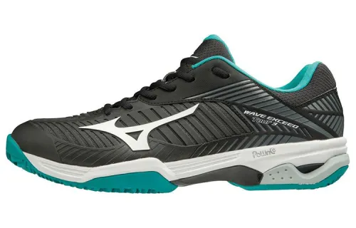 Mizuno Badminton Shoes Men's Low Top Black/White/Blue