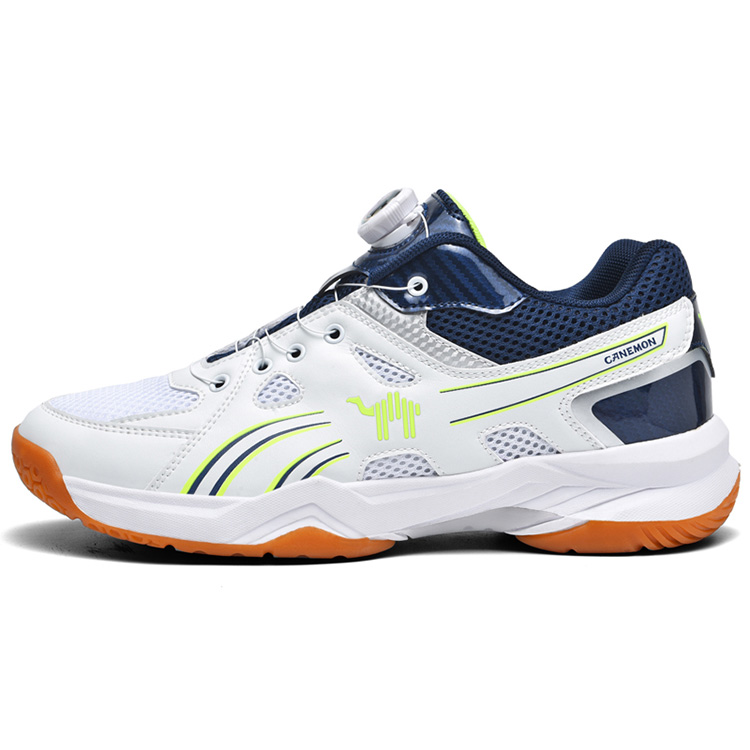LINGHANGLUOTUO Badminton Shoes Unisex Low Top Black/Gray/Blue