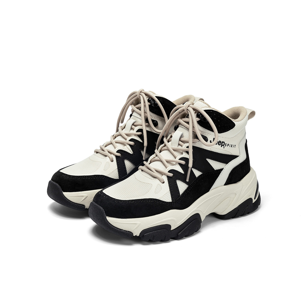 JEEP SPIRIT Textile, Artificial Leather High top Hiking Shoes Women’s