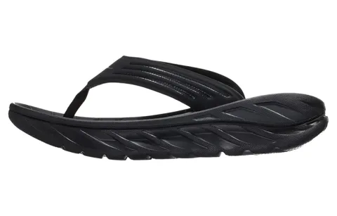 HOKA ONE ONE Ora Recovery Flip Black Dark Gull Grey