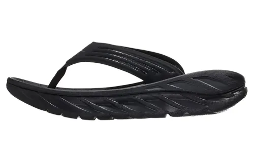HOKA ONE ONE Ora Recovery Flip Black Dark Gull Grey