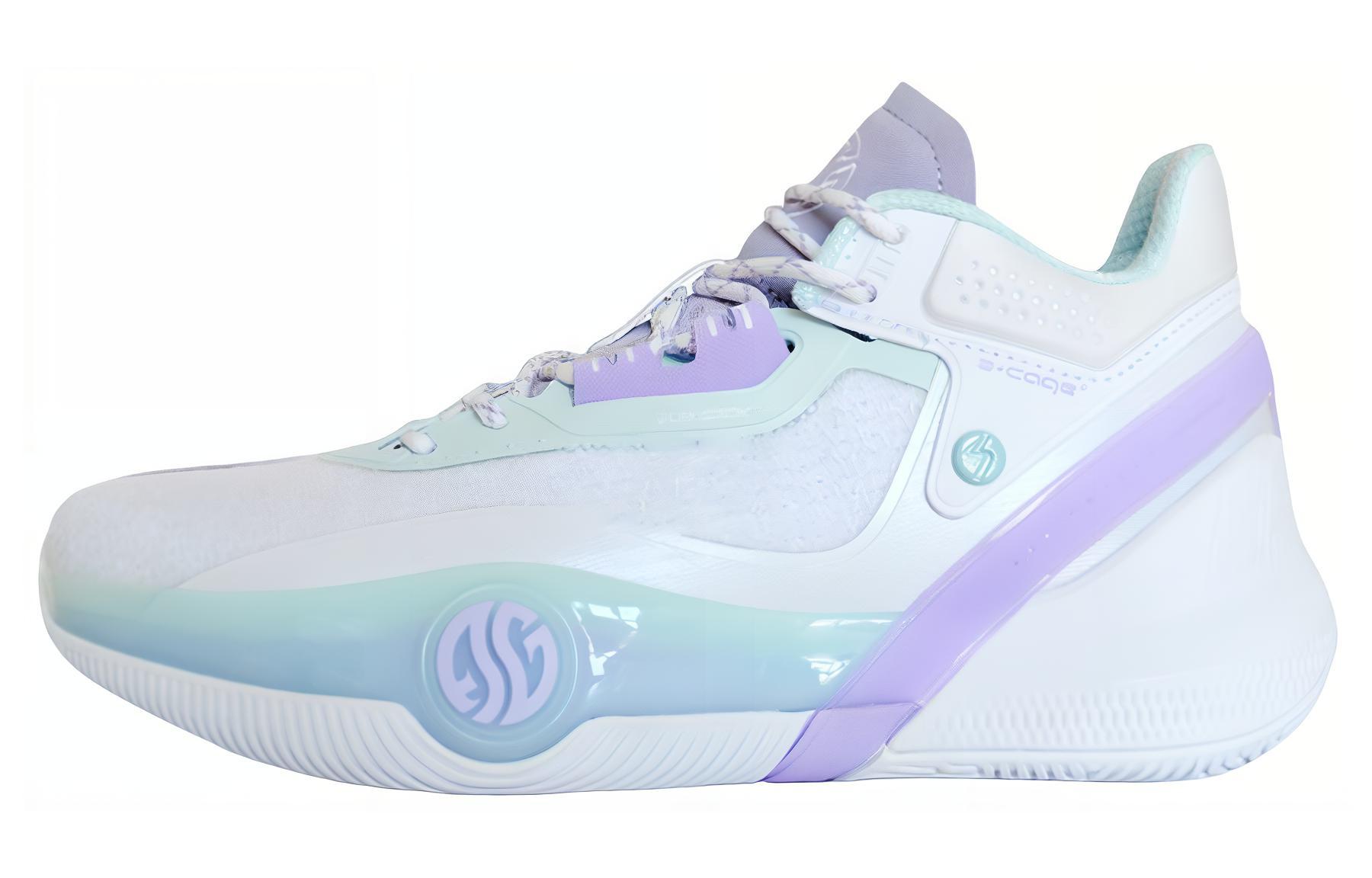 361° AG3 Aaron Gordon 3 Cushioning Slip Resistant Abrasion Resistant Low top Basketball Shoes Men’s White Pink