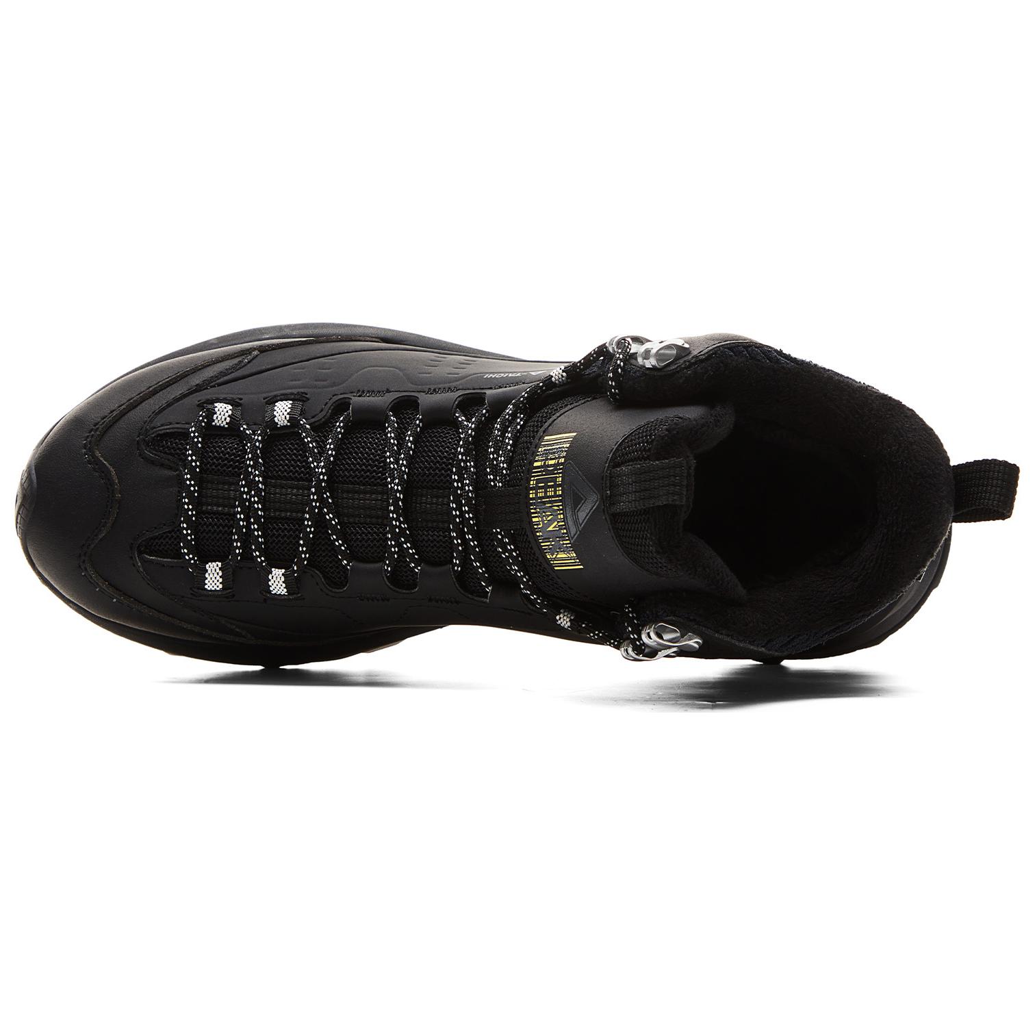 PEAK Cushioning Abrasion Resistant Rebound High top Mountaineering Shoes Men’s Black