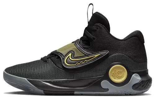 Nike KD Trey 5 X EP Round head lace shock-absorbing, anti-slip and wear-resistant, middle top practical basketball shoes, men's black