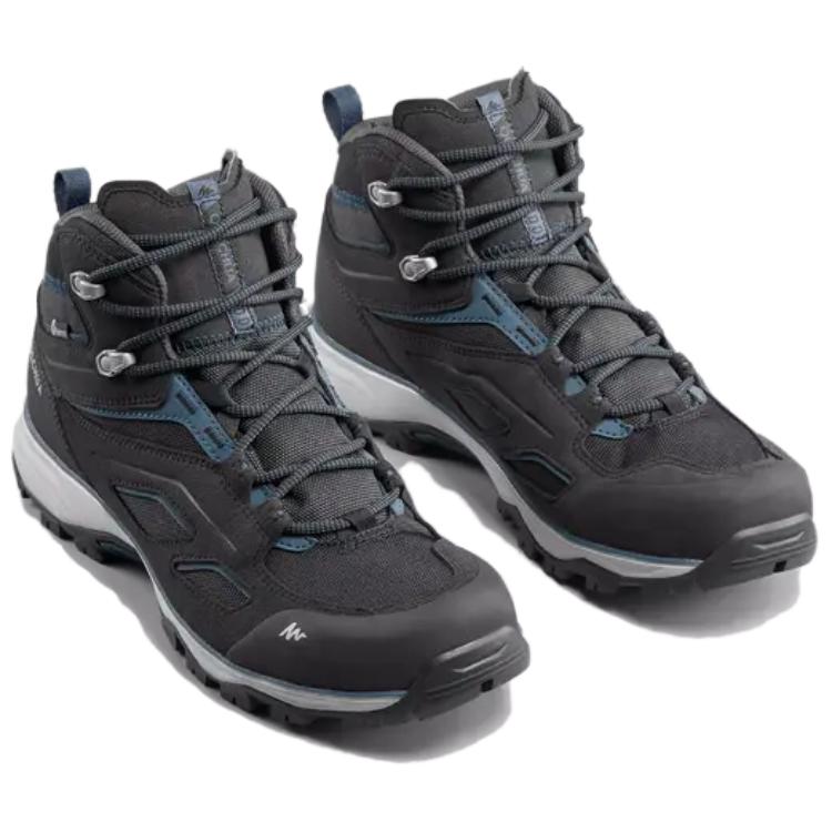 DECATHLON Rubber Mid top Hiking Shoes Men’s Black