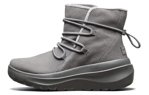 Skechers Skyhigh Ultra Abrasion Resistant Short Snow Boots Women's Gray