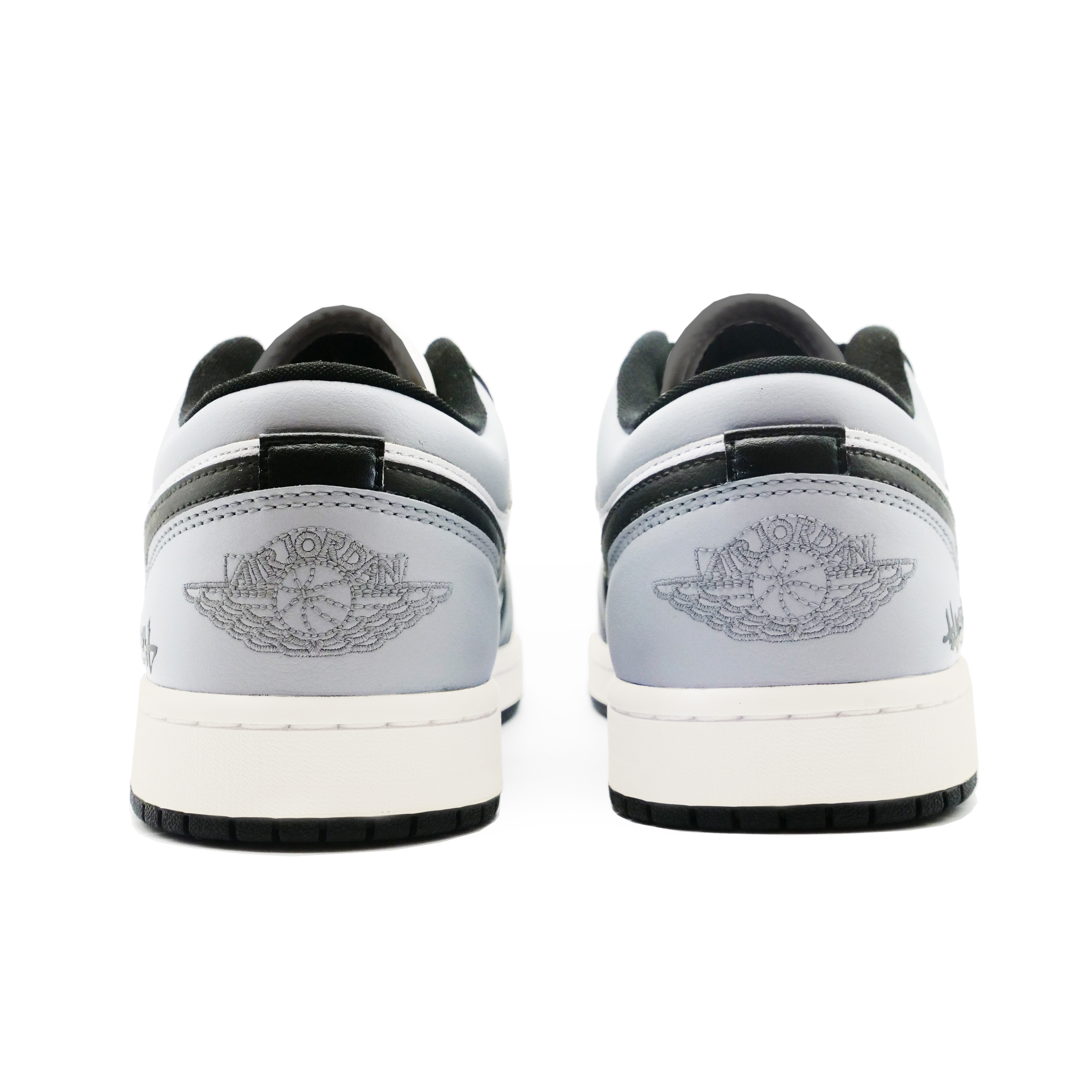 Jordan Air Jordan 1 Slip Resistant Abrasion Resistant Low top Vintage Basketball Shoes Unisex