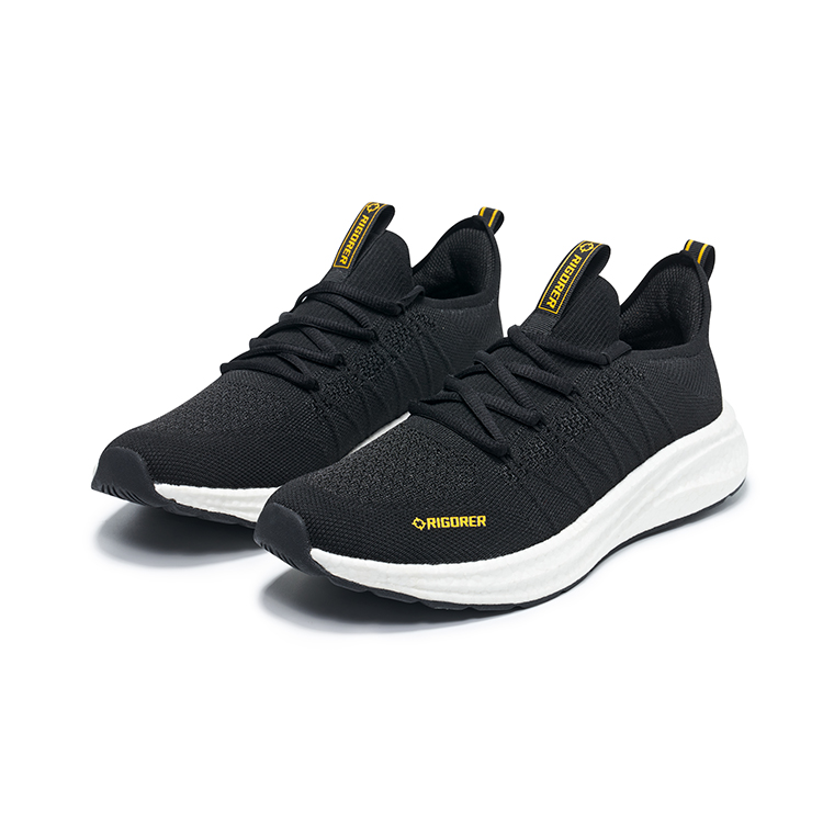 RIGORER Breathable And Lightweight Low top Training Shoes Unisex Night Black