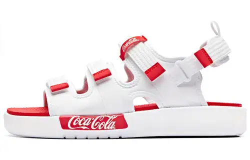 ANTA Beach Sandals Men's White/Red