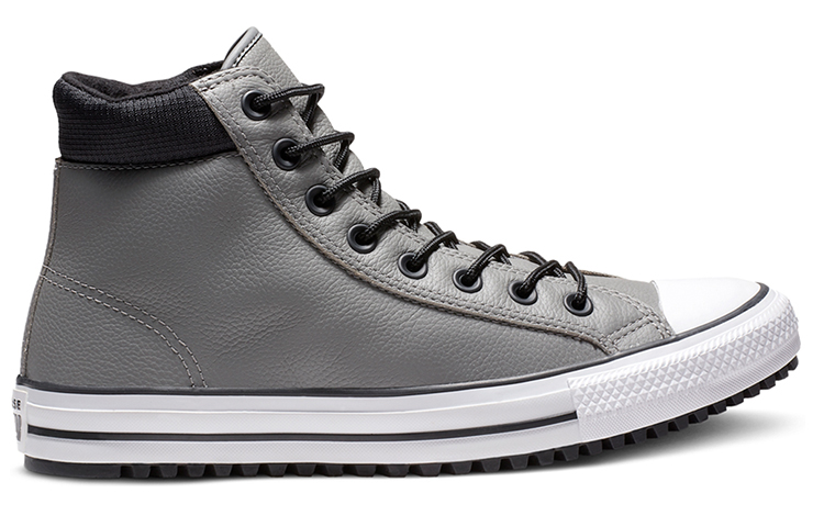 Ботинки Converse Chuck Taylor All Star PC Leather (серые) — фото 2