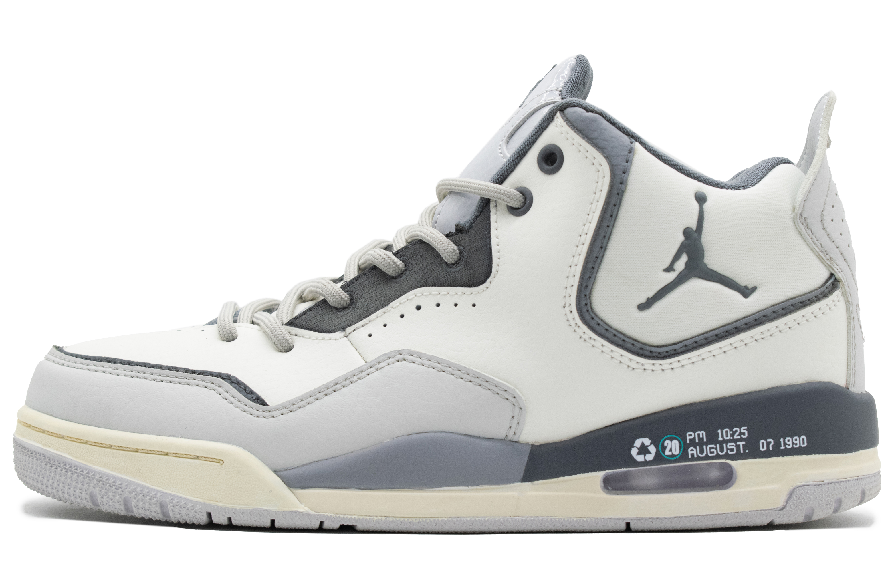 Jordan Courtside 23 Route WS Mid top Vintage Basketball Shoes Men’s Light Gray