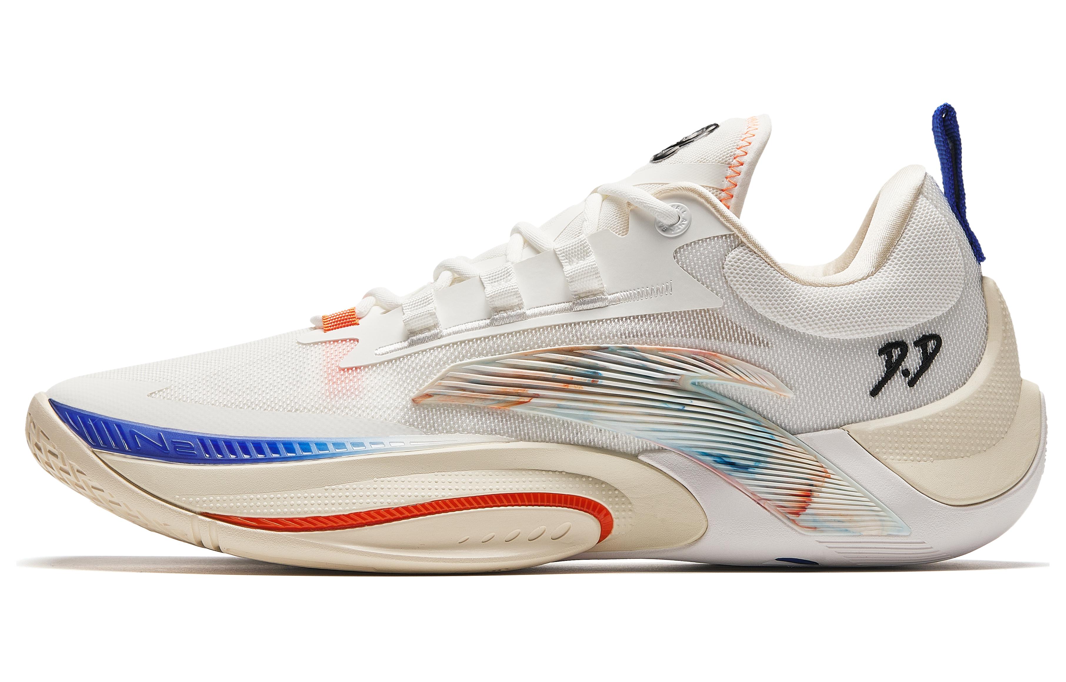 Anta Zap 1 Low top Basketball Shoes Men's Papyrus White