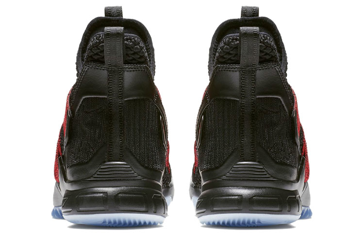 Мужские кроссовки Nike zoom soldier 12 (черно-красные) — фото 4