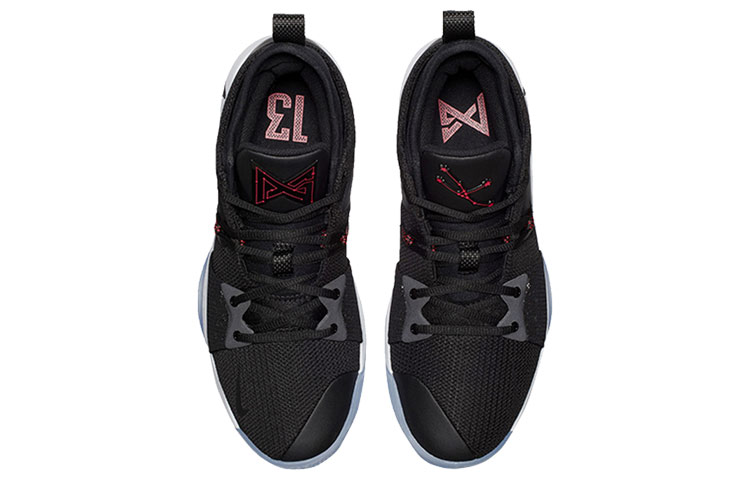 Мужские кроссовки Nike PG 2 (черно-белые) — фото 4