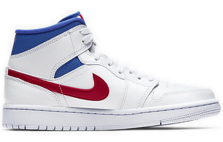Jordan 1 Mid White Red Royal Women’s