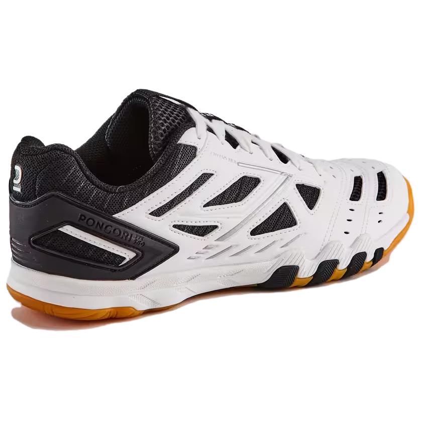 DECATHLON Cushioning, Wear Resistant Low top Table Tennis Shoes Unisex Black White