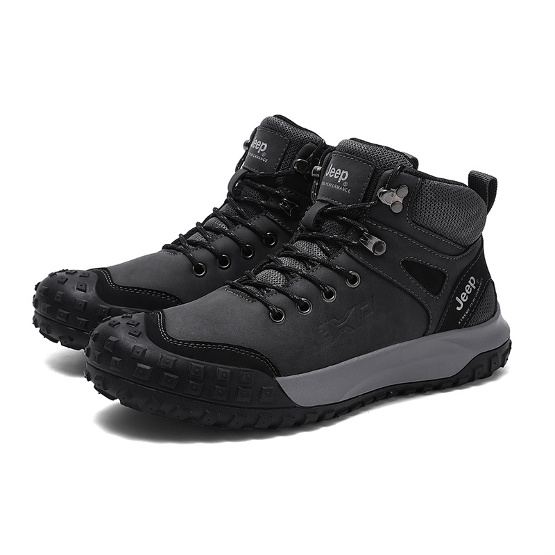 Jeep Comfortable High top Hiking Shoes Men’s Black