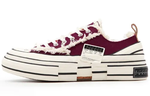 VESSEL G.o.p. Lows Red Low top Canvas Shoes Unisex Burgundy