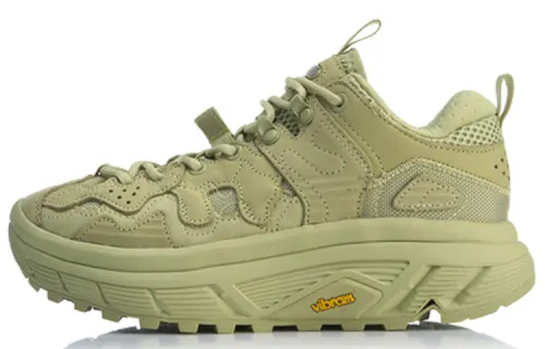 Li Ning Cow Leather Comfortable Breathable Low top Vintage Basketball Shoes Women's Earth Gray Green