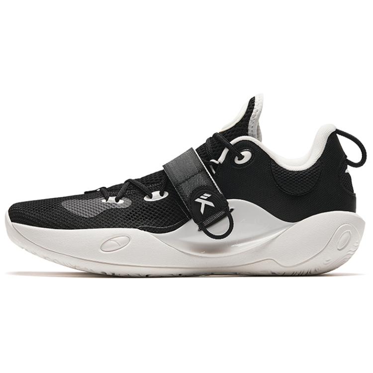 Anta Splash 6LITE Abrasion Resistant Low top Basketball Shoes Men's Black White