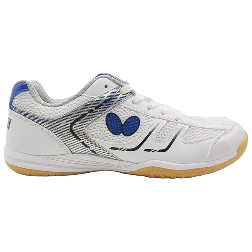 Butterfly Breathable, Lightweight Coverage Low top Training Shoes Unisex White Blue