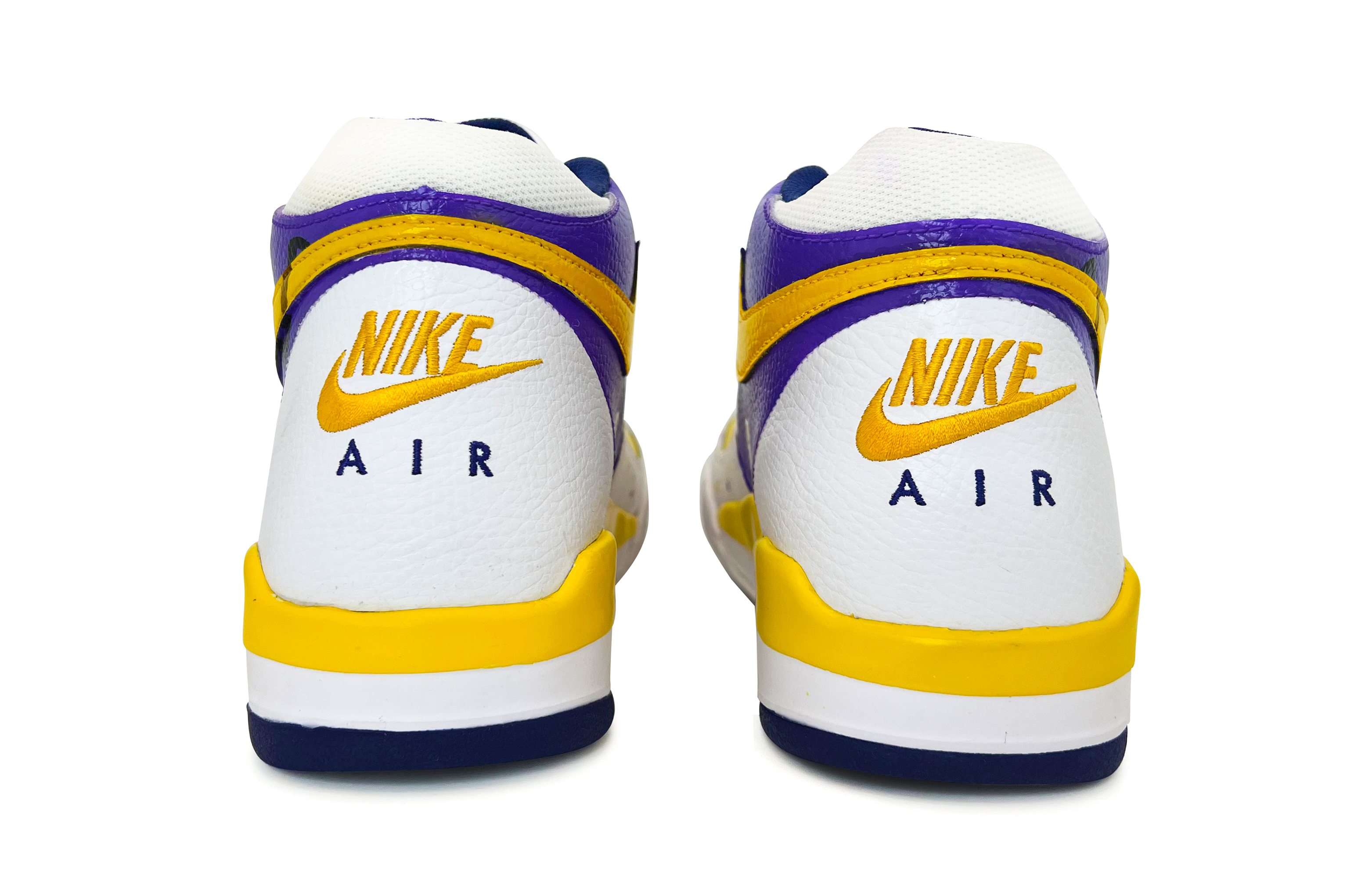 Nike Flight Legacy Height Increasing Mid top Vintage Basketball Shoes Men’s Purple