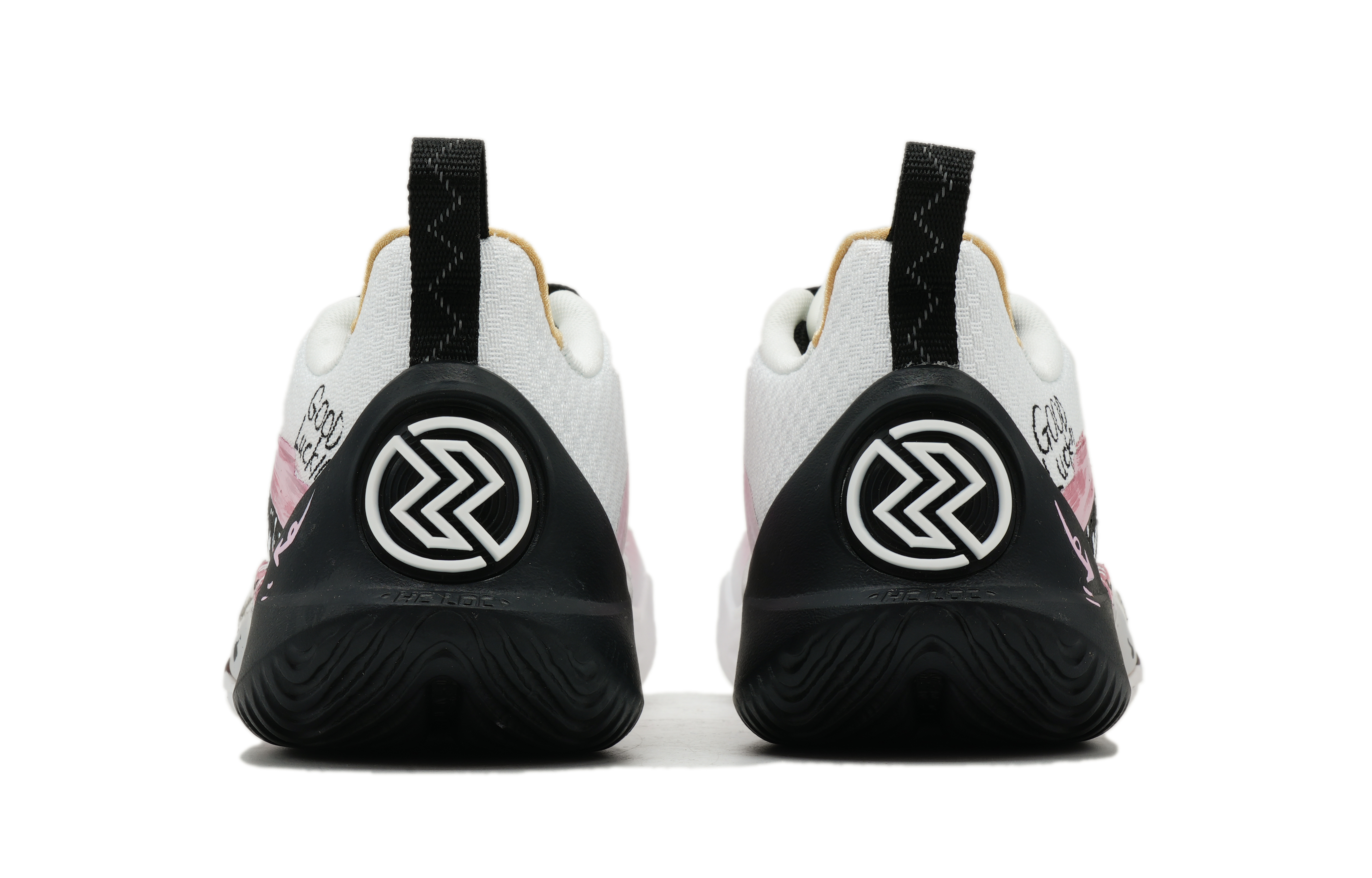 Li Ning Speed 10 Basketball Shoes Unisex Low Top Black Pink White