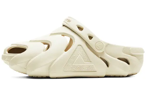 PEAK Taichi Kunpeng Clogs Men's White Coffee Brown