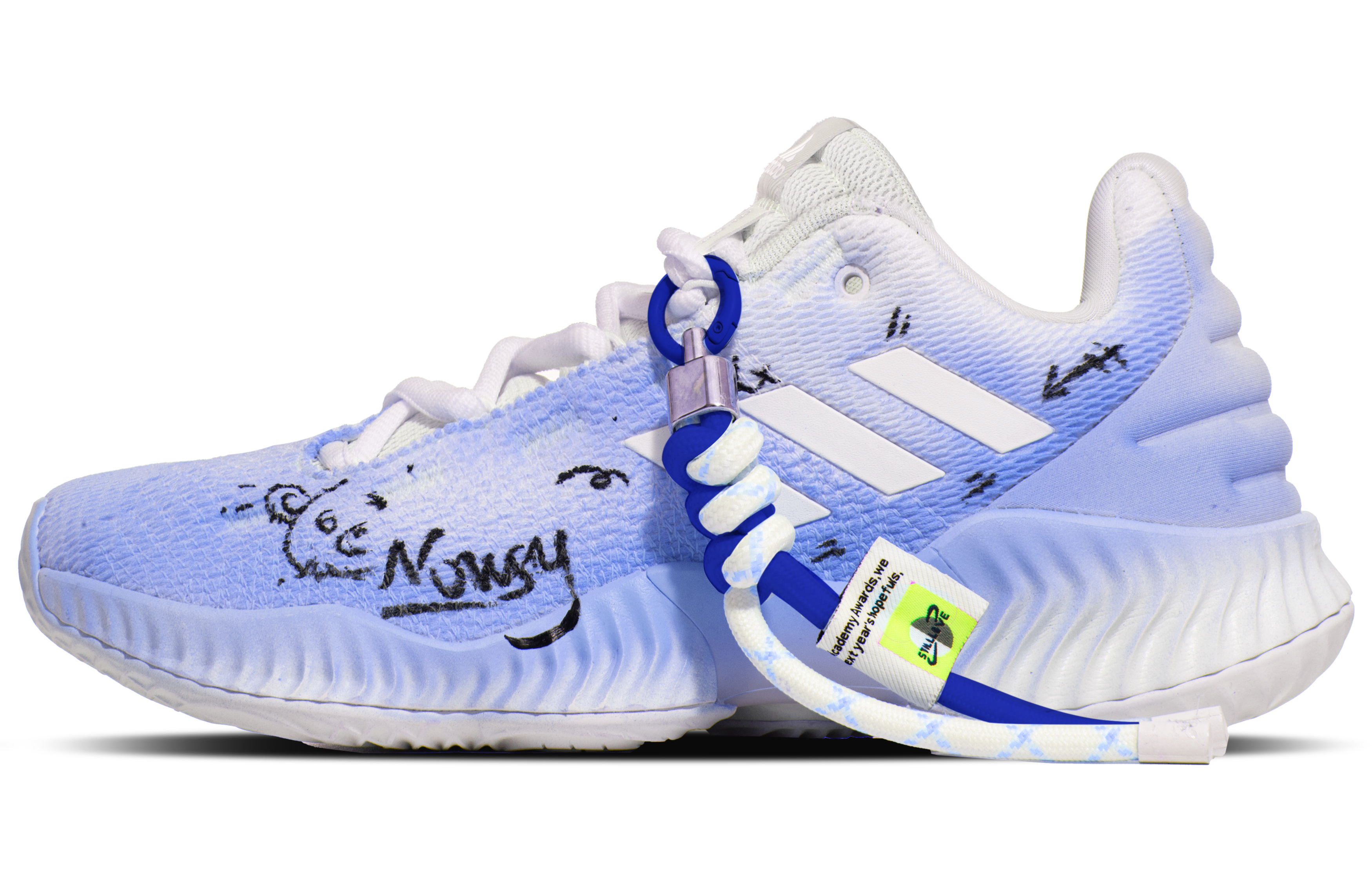 Adidas Pro Bounce 2018 Trendy Style 3 Cushioning Slip Resistant Abrasion Resistant Low top Basketball Shoes Men's